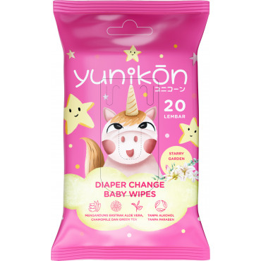 Yunikon Diaper Change Baby Wipes 20s