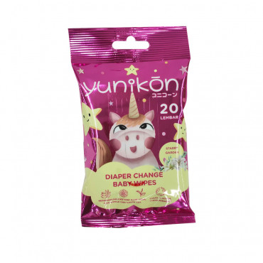 Yunikon Diaper Change Baby Wipes 20s