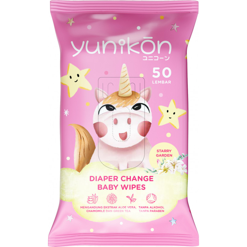 Yunikon Diaper Change Baby Wipes 50s