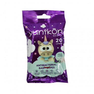 Yunikon Antibacterial Baby Wipes 20s