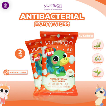 Yunikon Antibacterial Peach Baby Wipes